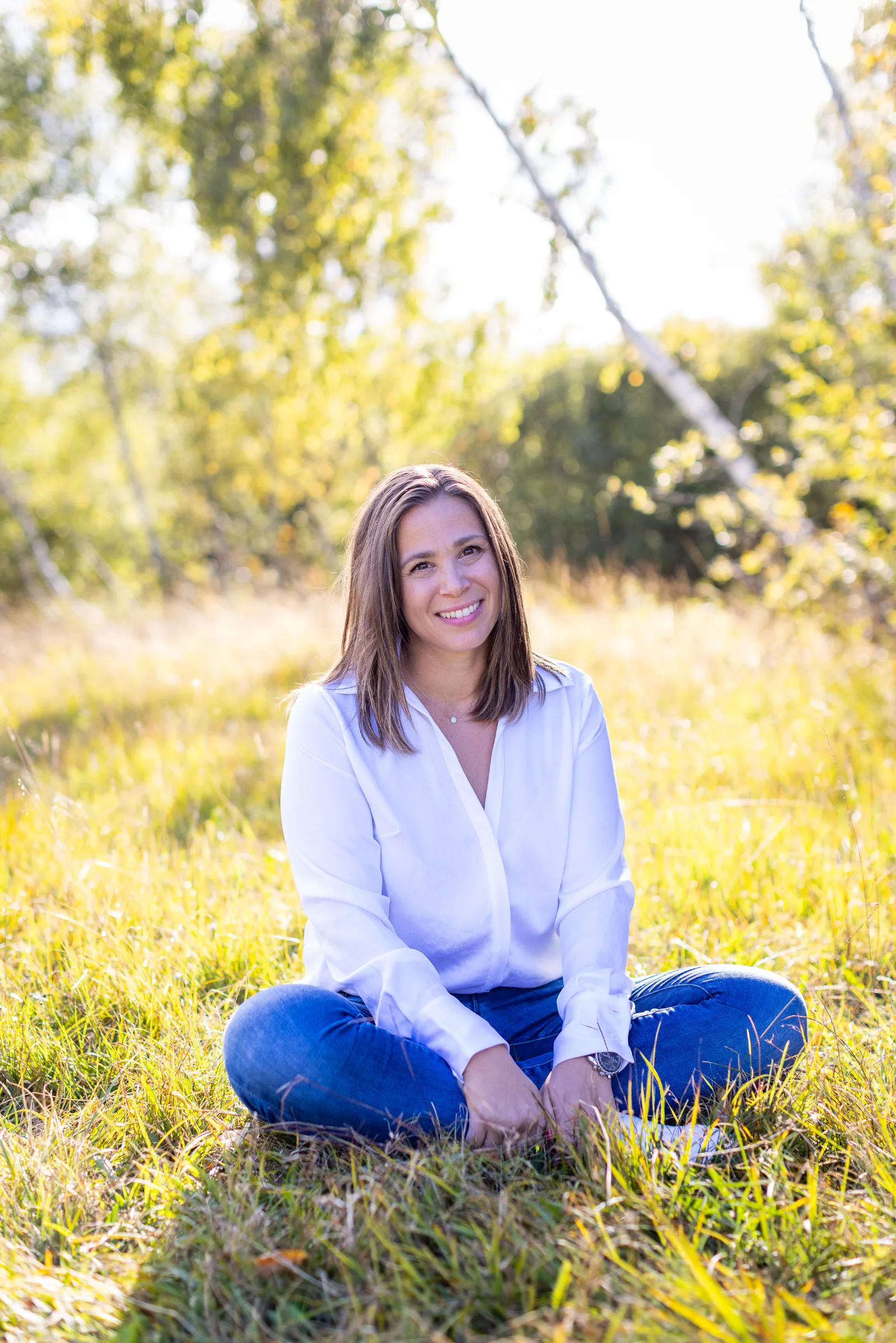 Nadia Steulet en pleine nature