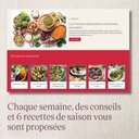 Plan de recettes (12 mois) - Recettes de saison