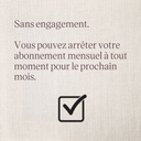 Plan de recettes - Abonnement mensuel - Sans engagement